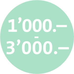 1'000.- - 3'000.-