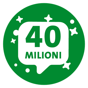 44 milioni condivisi con la nostra clientela