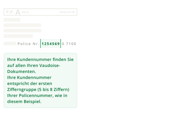 Numéro de client Numéro de client