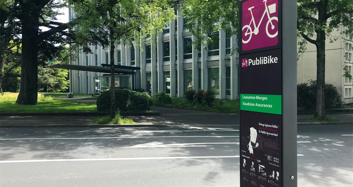 Die Vaudoise wird Partner von PubliBike und bekommt in Lausanne ihre eigene Velostation [image cover]