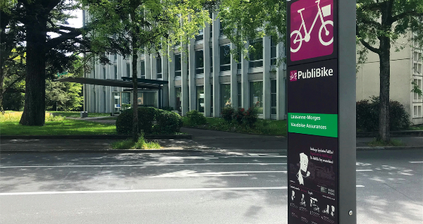 La Vaudoise diventa partner di PubliBike con l’installazione della sua stazione di biciclette a Losanna [image cover]